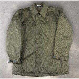 NOS East German Strichtarn Rain Camo Winter Field Jacket Small G48 DDR NVA VTG